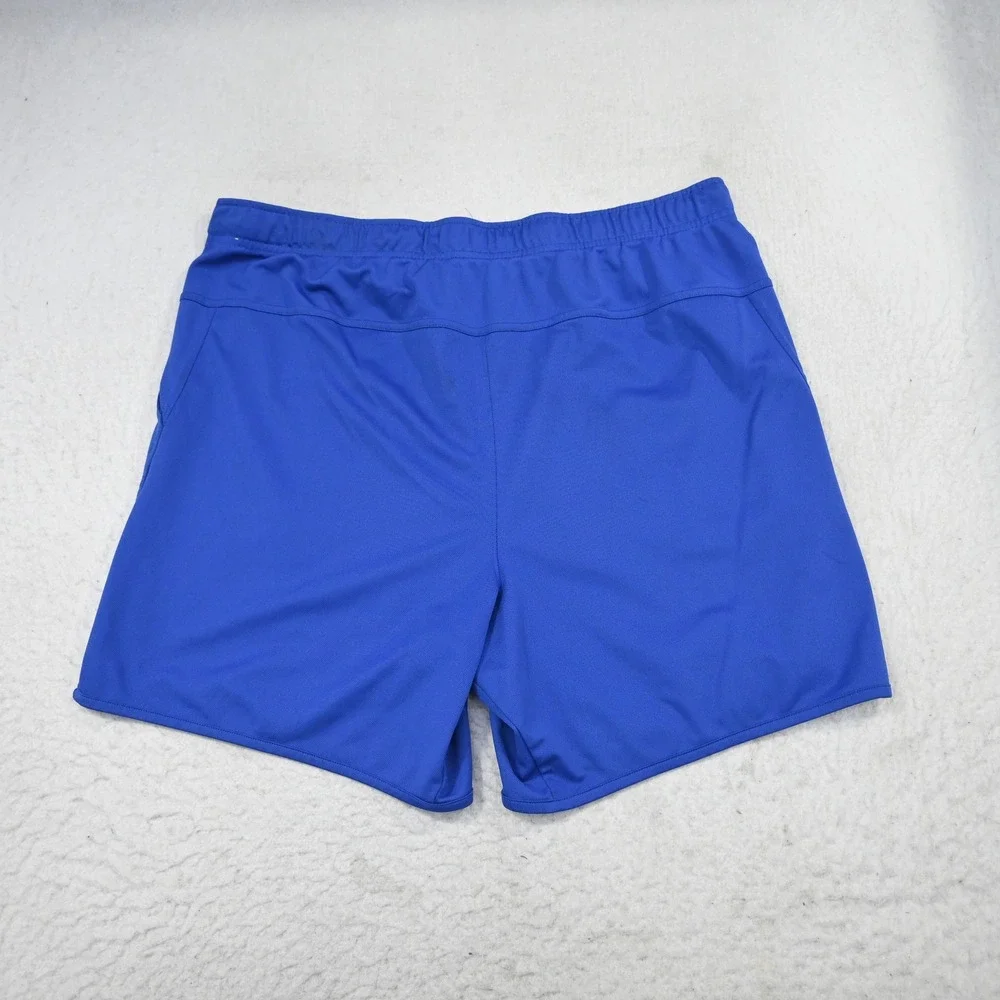 Nike Athletic Shorts Mens XL Blue Dri-FIT Elastic Waist‎ Pockets Training Gym 7